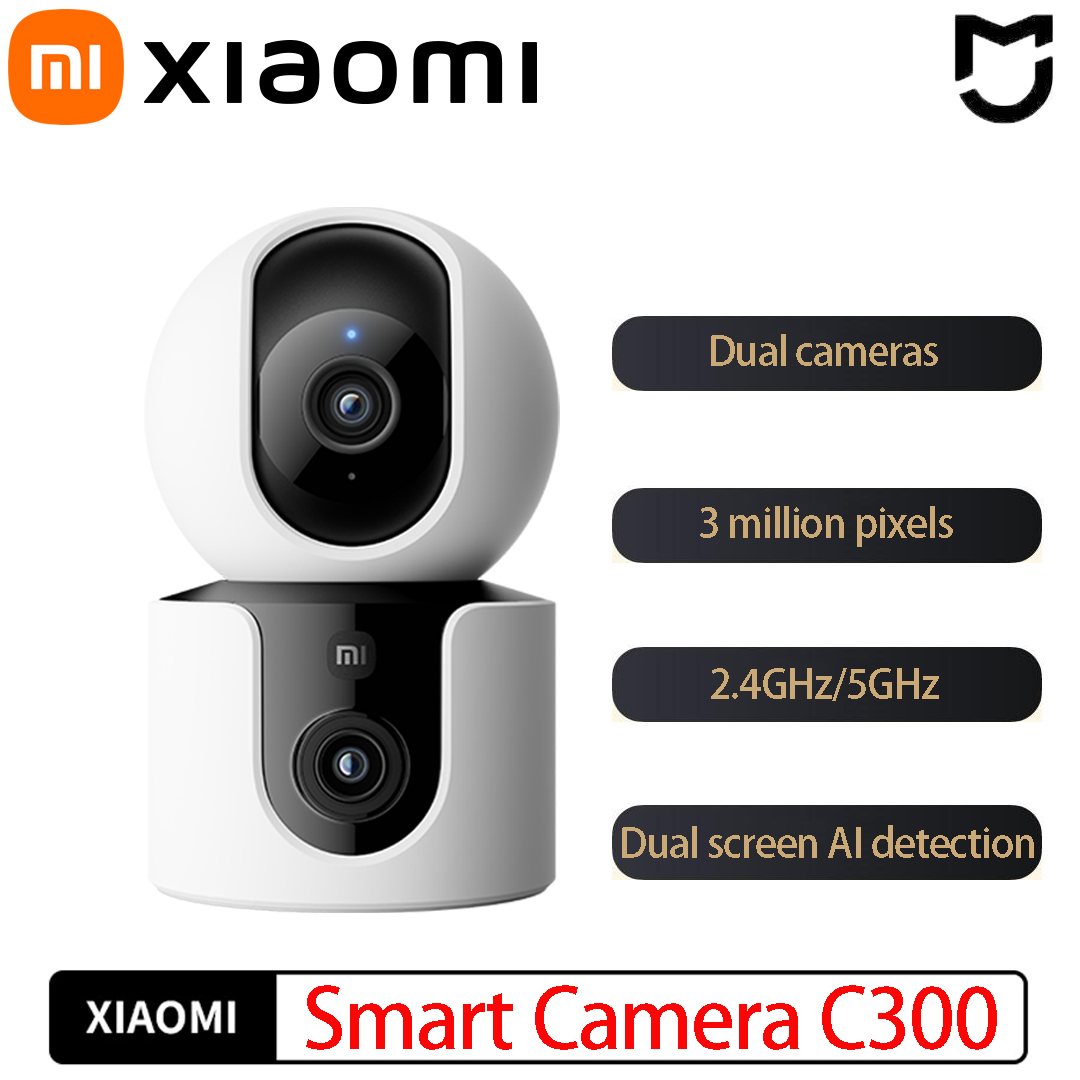 Home Security Camera Xiaomi Mi 360 - Xiaomi C300 Smart Camera Dual Lens