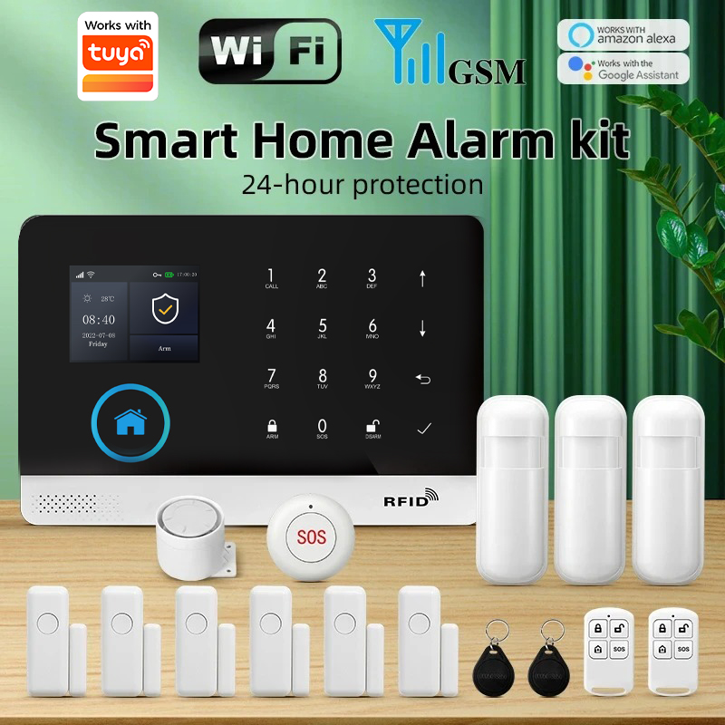 Sim Gsm Alarm - PGST WIFI GSM Smart Home Security