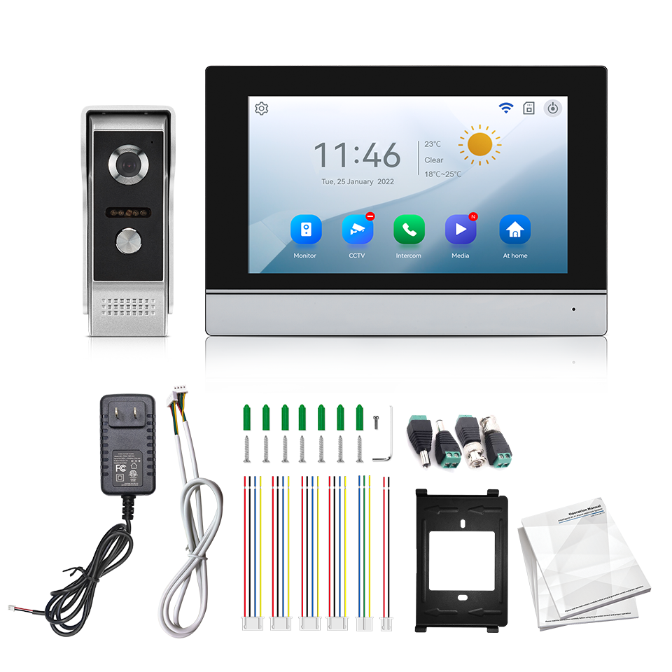 Home Security Diy - 7Inch IPS Screen 2MP Tuya Remote