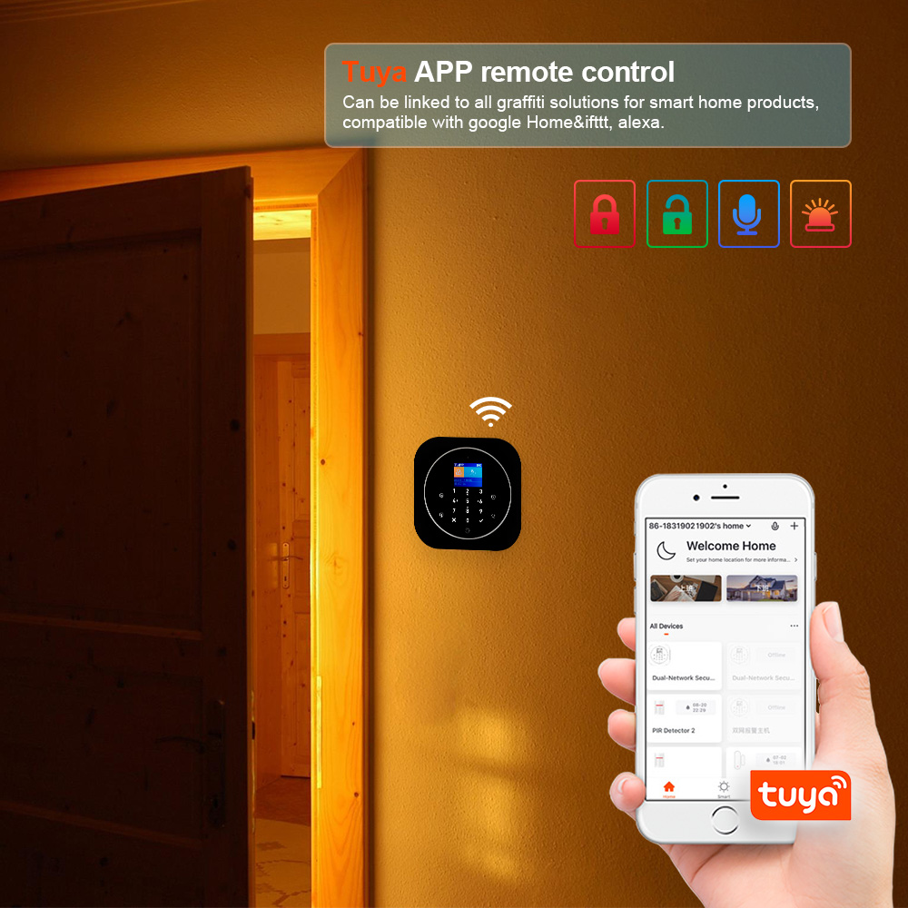 KERUI G12 2G Wifi Wireless Hom - Home Security Diy recension och pris