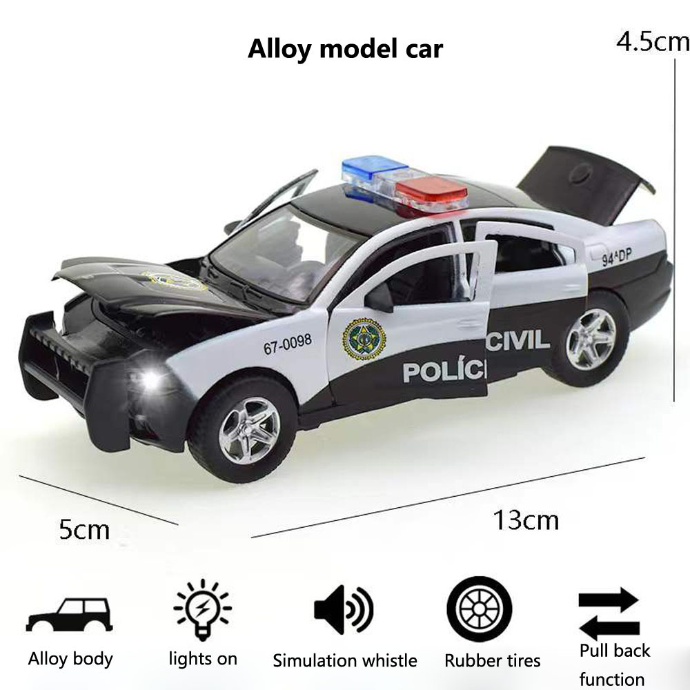 1:32 Alloy Charger Police Cars - Home Security Police recension och pris