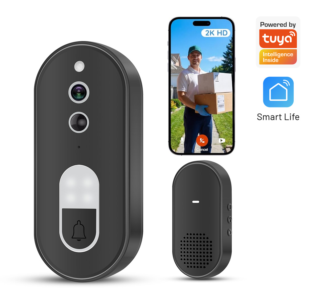 Tuya 1080P HD Wireless WiFi Vi - Home Security Doorbell Camera recension och pris