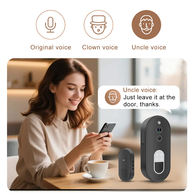 Tuya 1080P HD Wireless WiFi Vi - Home Security Doorbell Camera recension och pris