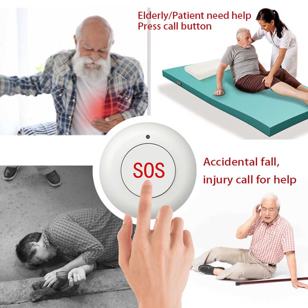Wireless SOS Button Smart Home - Sim Gsm Alarm recension och pris