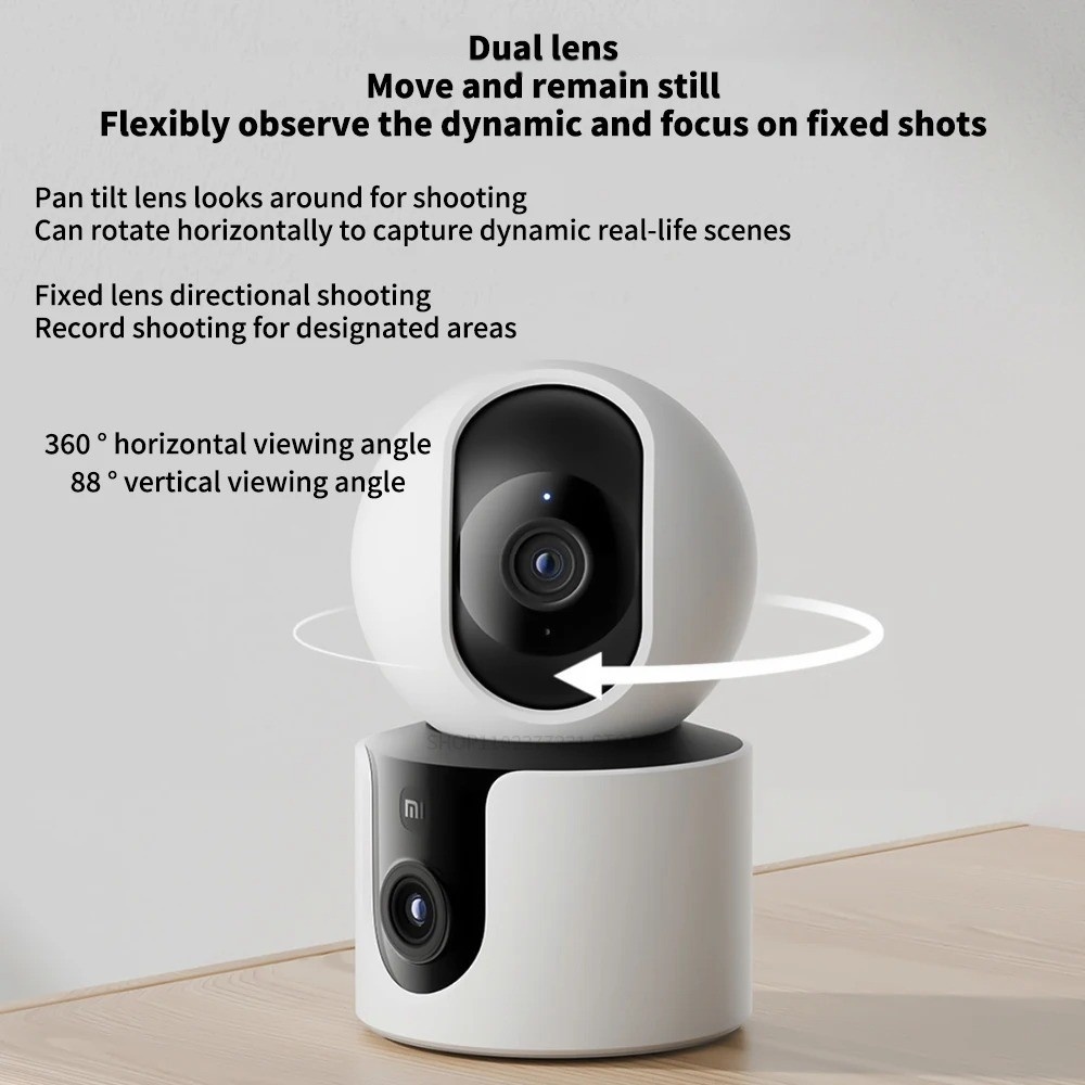 Xiaomi Smart Camera C300 Dual  - Home Security Camera Xiaomi Mi 360 recension och pris