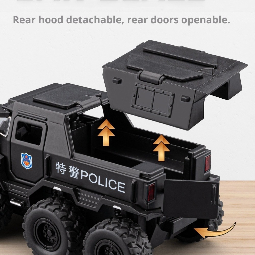 1:32 Conqueror SWAT Police Car - Home Security Police recension och pris