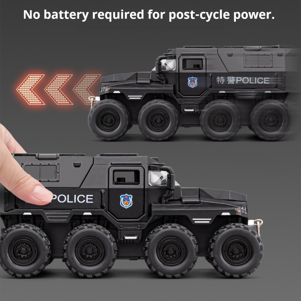 1:32 Conqueror SWAT Police Car - Home Security Police recension och pris