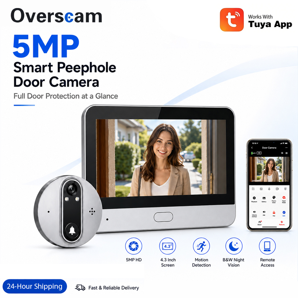 5MP Tuya Smart Life WiFi Video - Home Security Doorbell Camera recension och pris