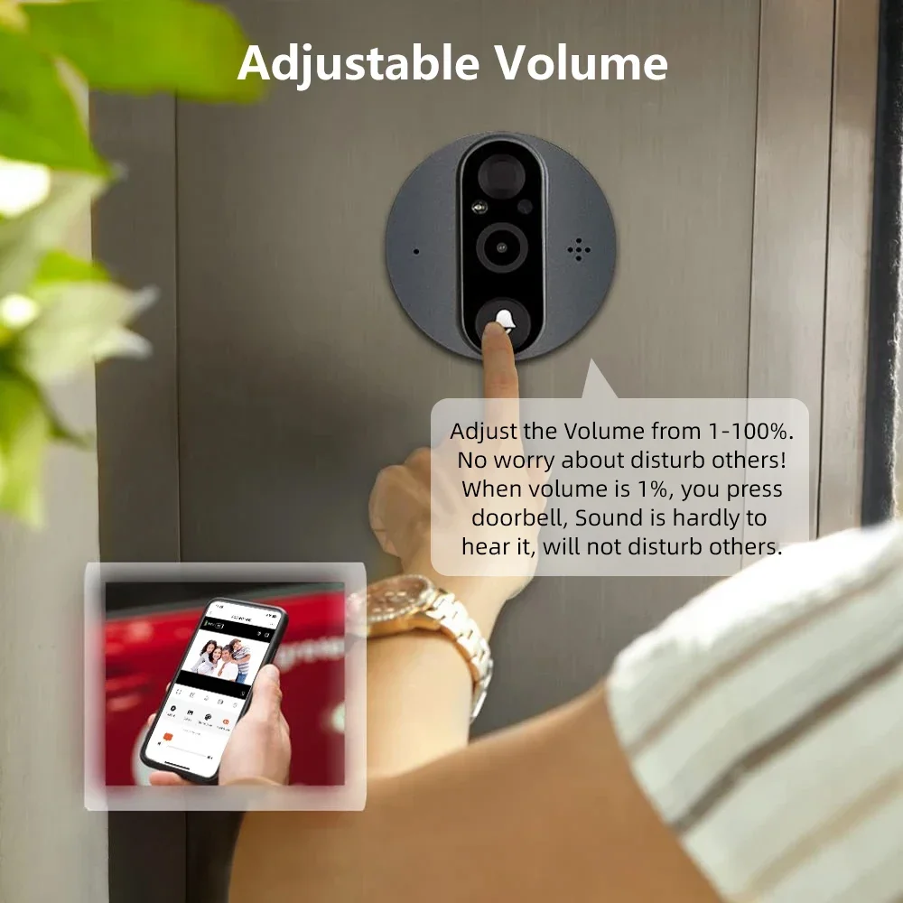 5MP Tuya Smart Life WiFi Video - Home Security Doorbell Camera recension och pris