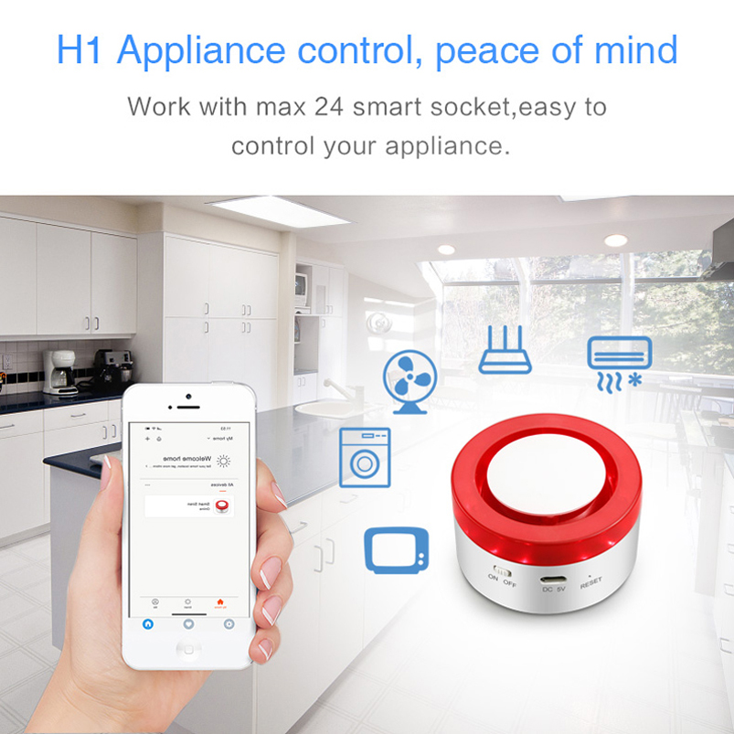 WiFi Tuya Home Alarm System 12 - Sim Gsm Alarm recension och pris