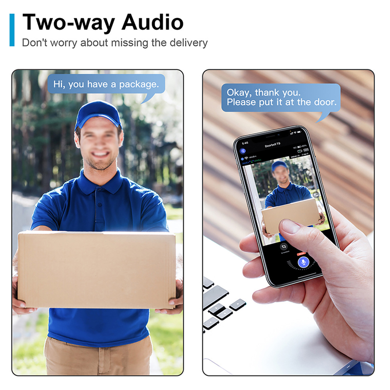 WiFi Smart Video Doorbell Came - Home Security Doorbell Camera recension och pris