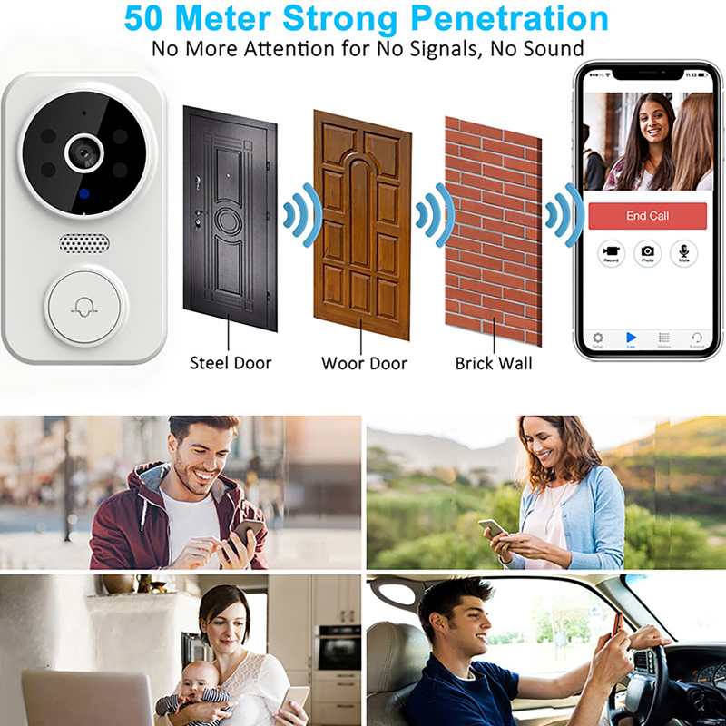 WiFi Smart Video Doorbell Came - Home Security Doorbell Camera recension och pris
