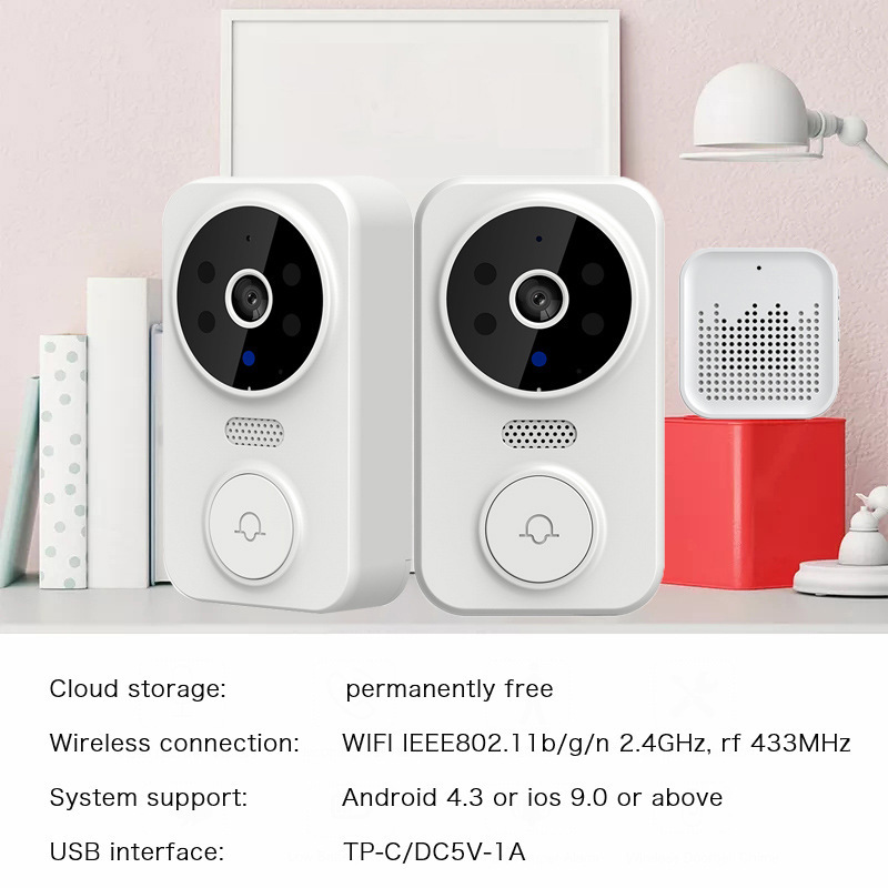 Tuya WIFI Doorbell Smart Home  - Home Security Doorbell Camera recension och pris