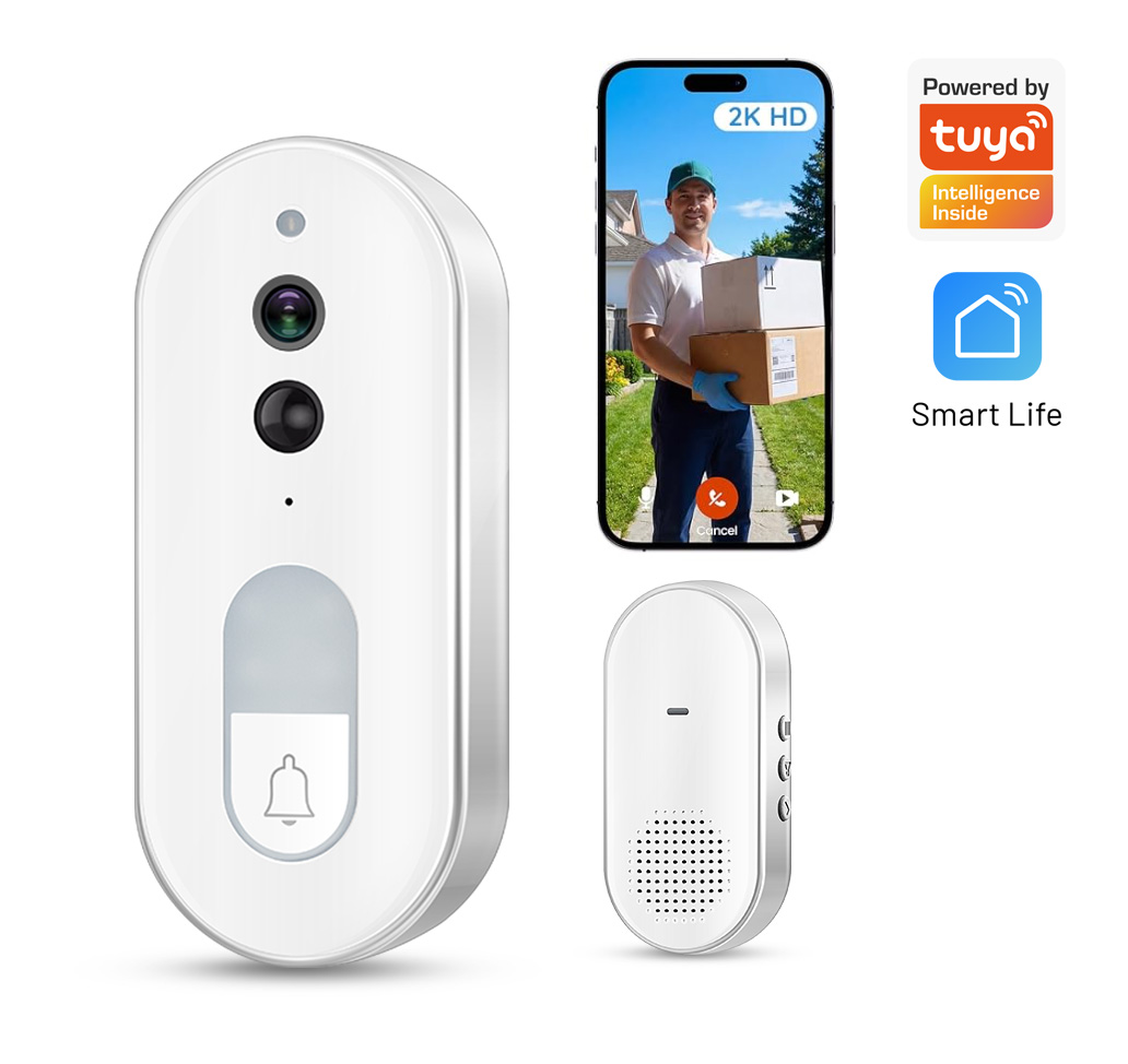 Tuya Smart Video Doorbell Wire - Home Security Doorbell Camera recension och pris