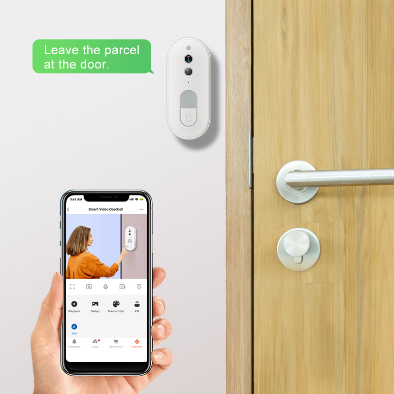Tuya Smart Video Doorbell Wire - Home Security Doorbell Camera recension och pris