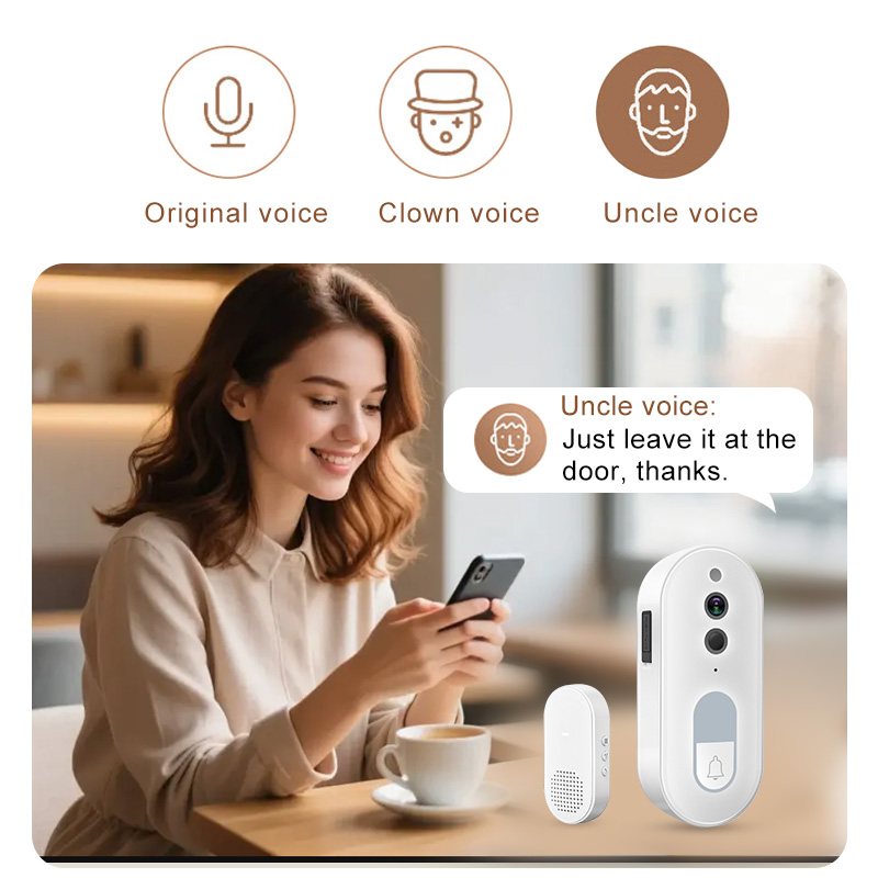 Tuya Smart Video Doorbell Wire - Home Security Doorbell Camera recension och pris