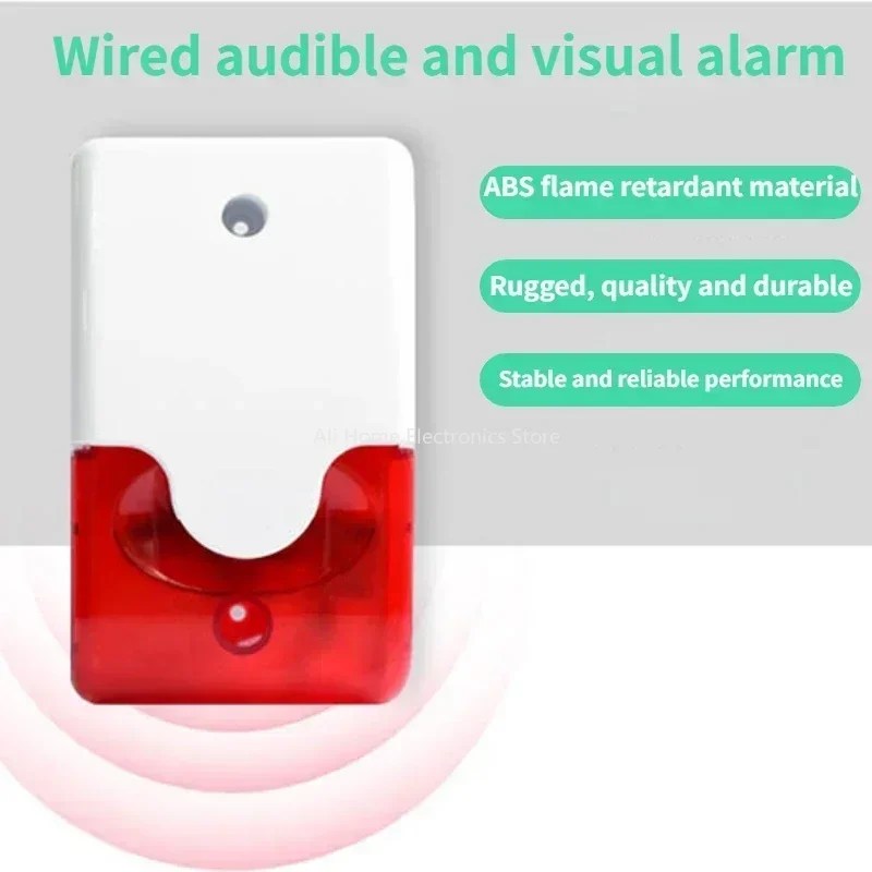 Strobe Siren Alarm 103 dB Horn - Home Security Police recension och pris