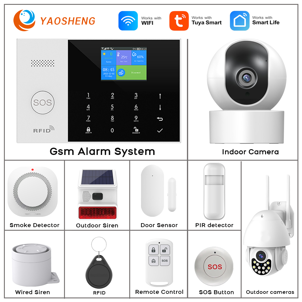 4G Alarm System Security Home  - Sim Gsm Alarm recension och pris