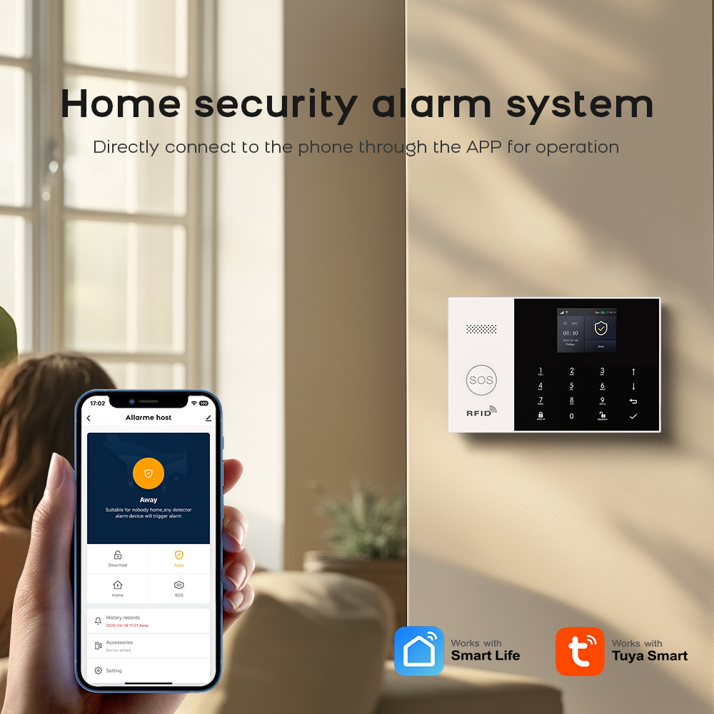 4G Alarm System Security Home  - Sim Gsm Alarm recension och pris