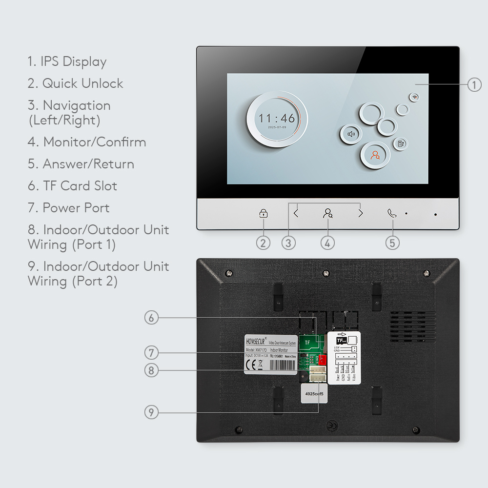 Tuya Smart WIFI Indoor Monitor - Home Security Panel recension och pris