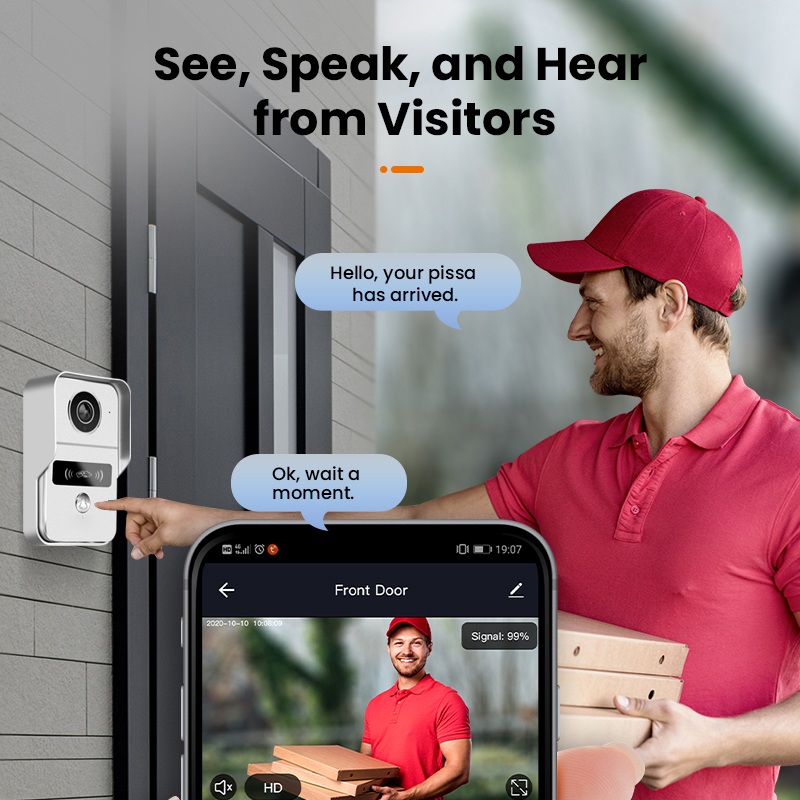 Tuya Smart 1080P Doorbell Came - Home Security Doorbell Camera recension och pris