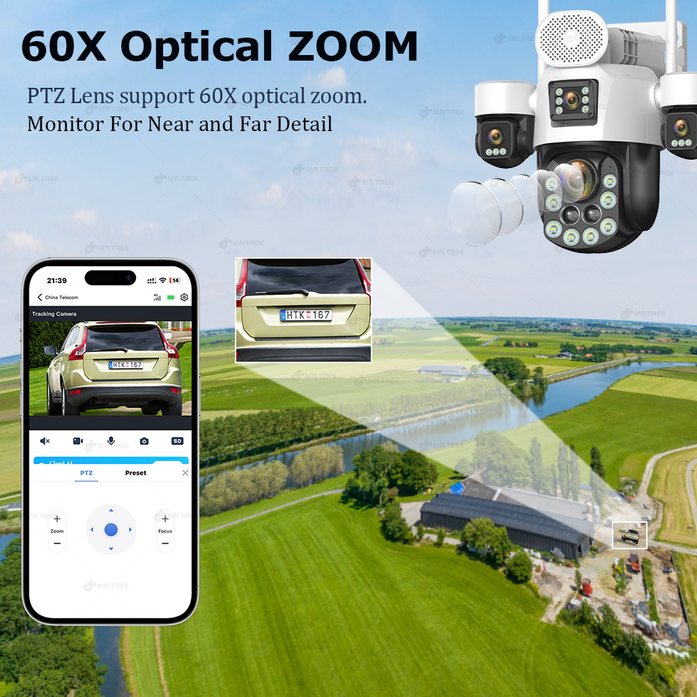 AOV Four Lens Outdoor Surveill - Home Security Panel recension och pris