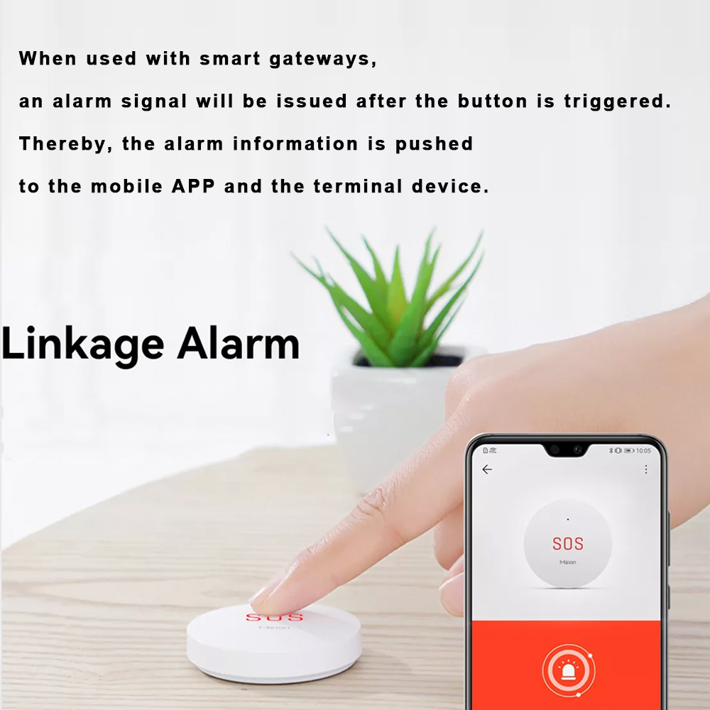 Meian Zigbee Tuya SOS Emergenc - Sim Gsm Alarm recension och pris