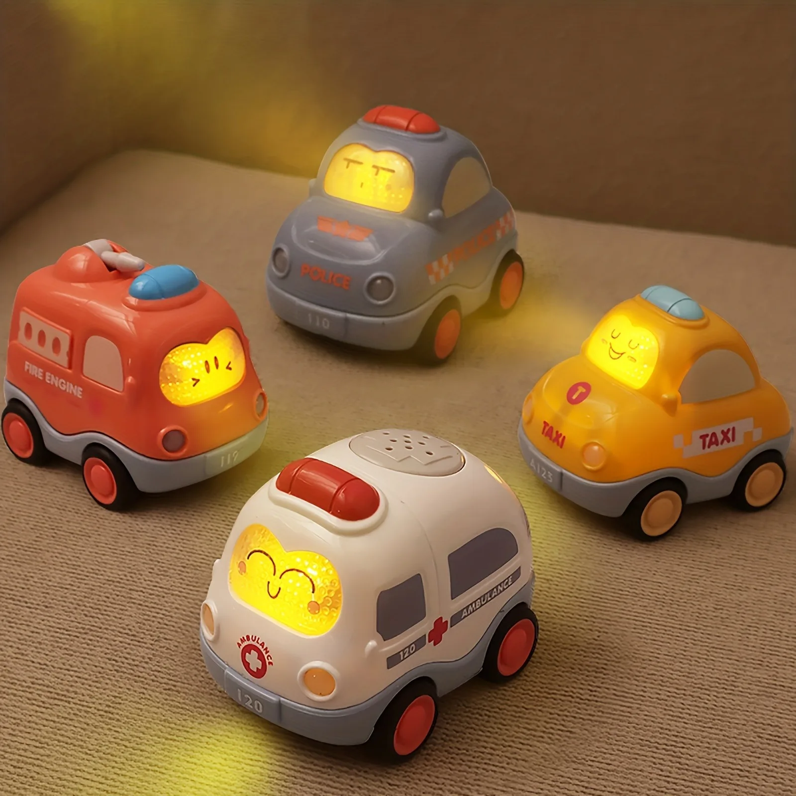 Pull Back Vehicle Toy Toddlers - Home Security Police recension och pris