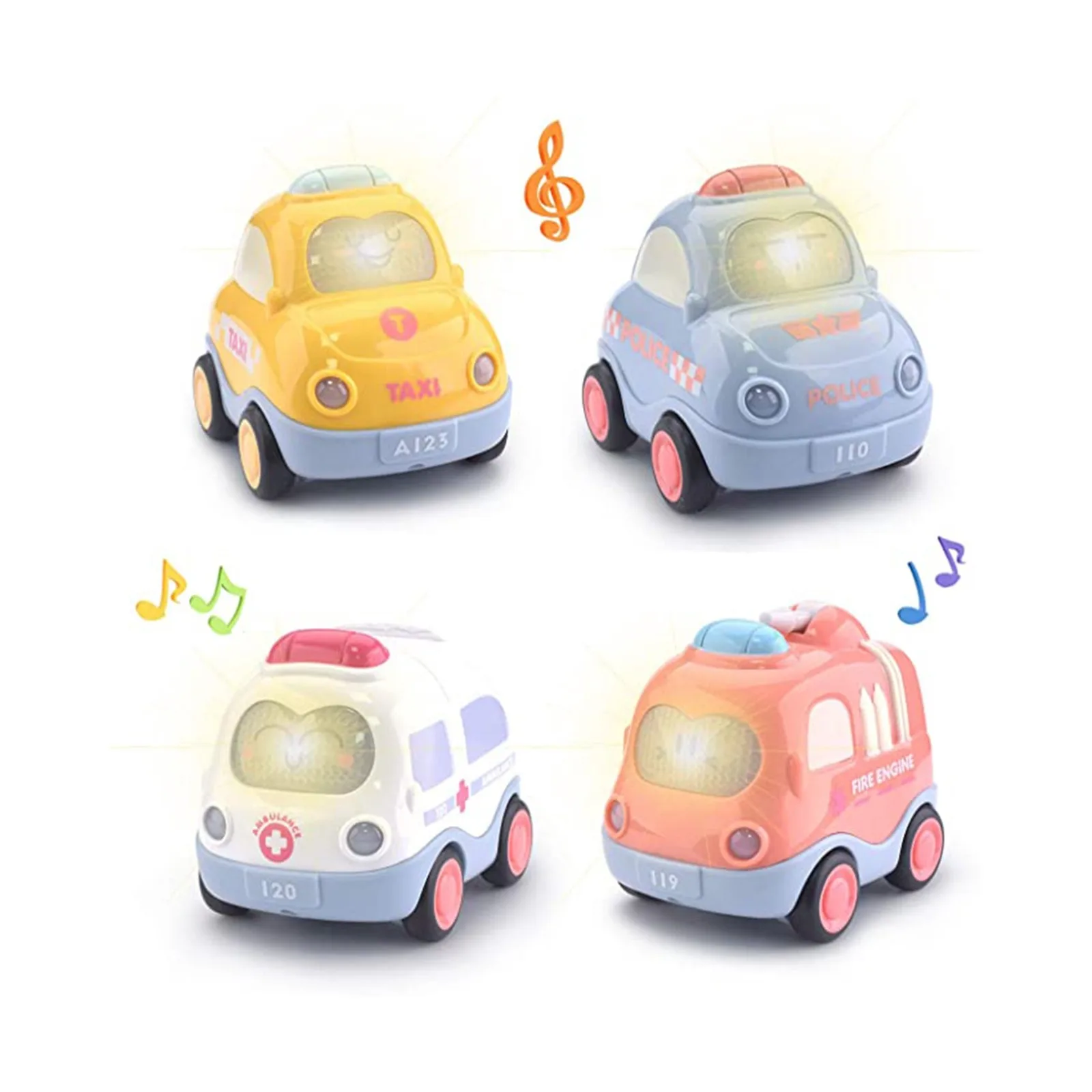 Pull Back Vehicle Toy Toddlers - Home Security Police recension och pris