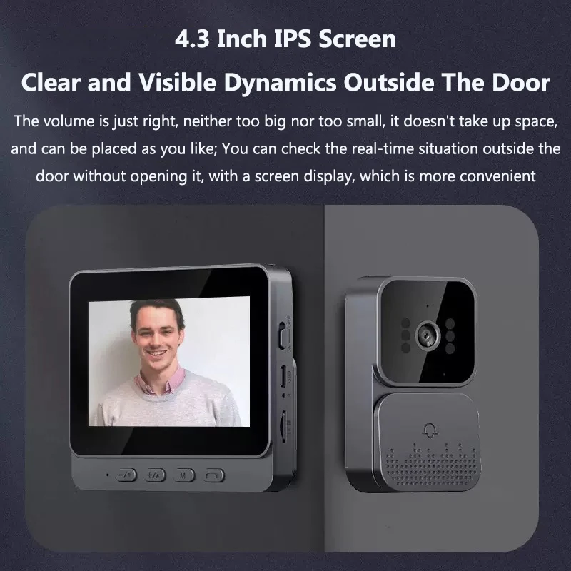 Wireless Video Intercom Doorbe - Home Security Doorbell Camera recension och pris