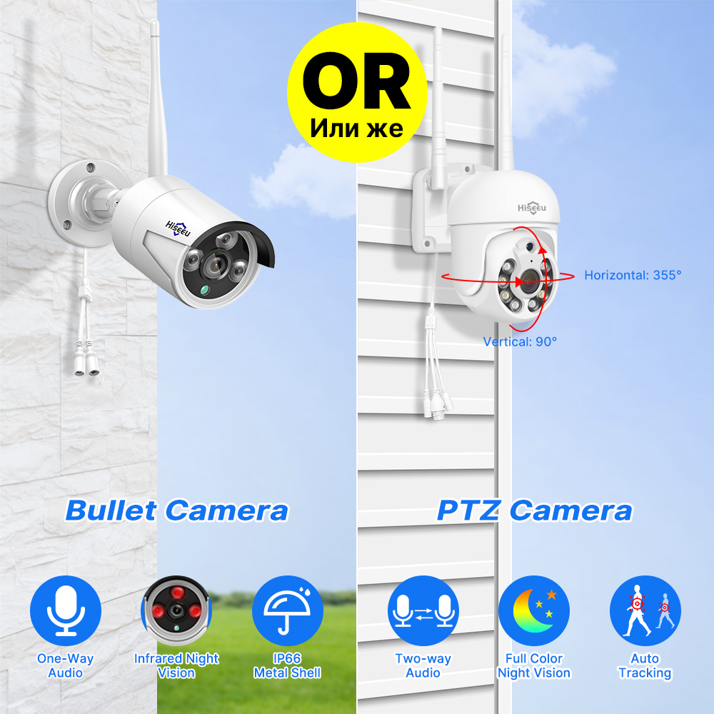 Hiseeu 5MP WiFi CCTV Camera Se - Home Security Panel recension och pris