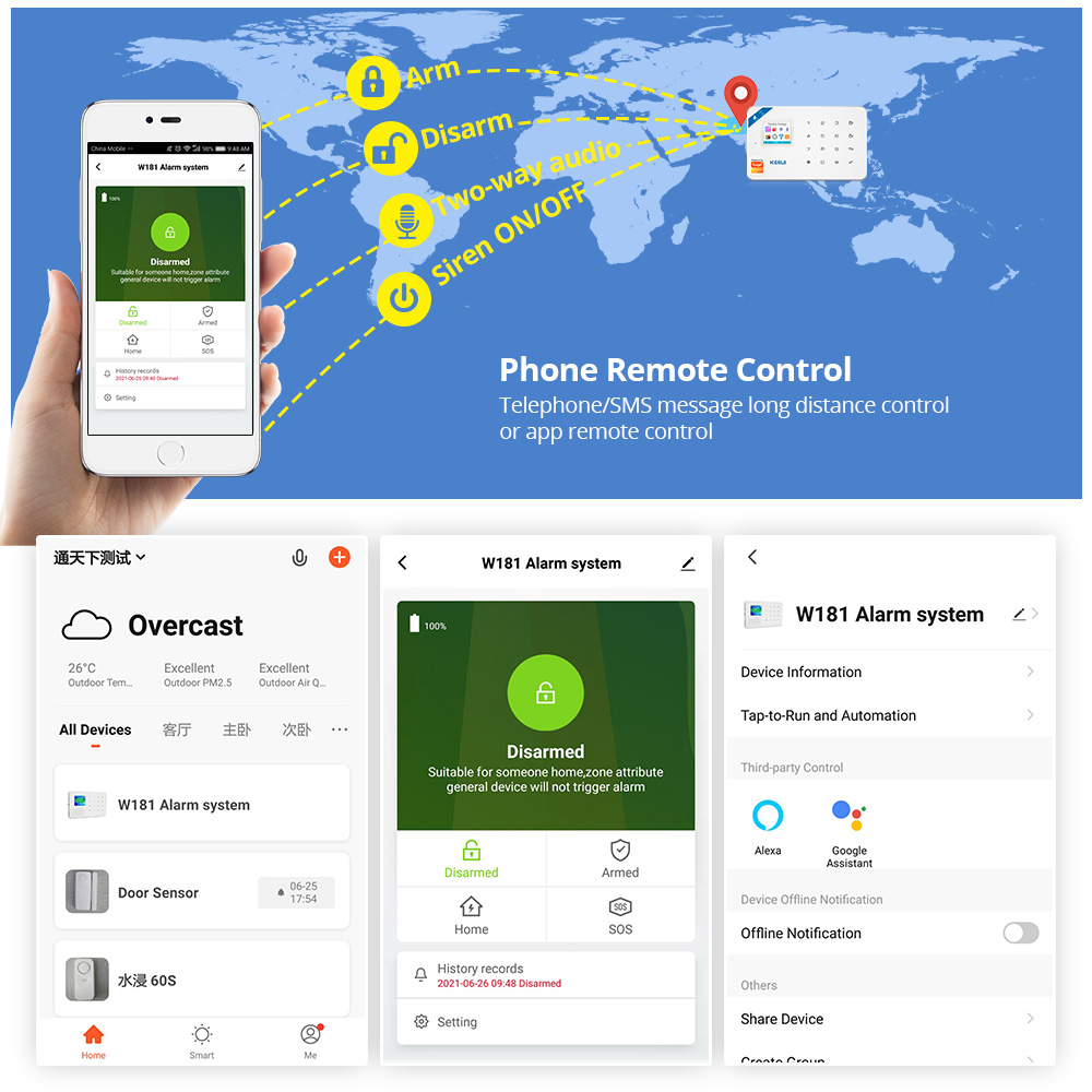 KERUI Security Alarm System Ki - Home Security Diy recension och pris