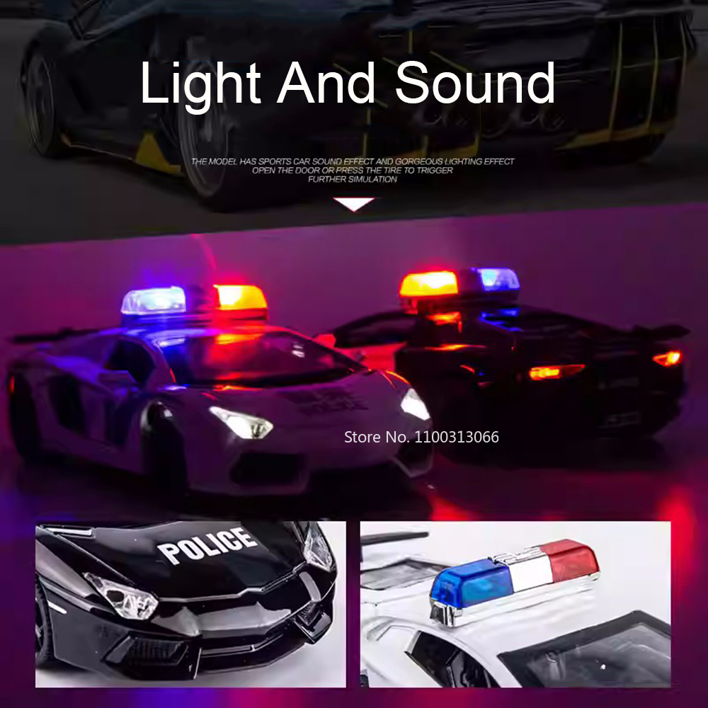 1:32 Lambor LP740 Toy Police C - Home Security Police recension och pris
