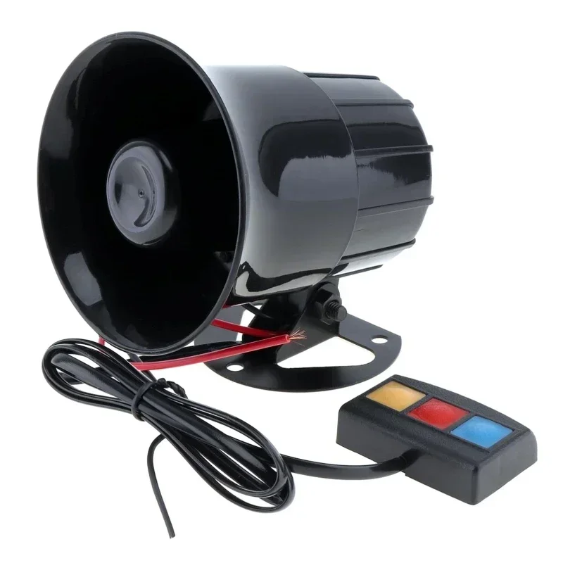 12V 3 Tone Sound Loud Car Horn - Home Security Police recension och pris