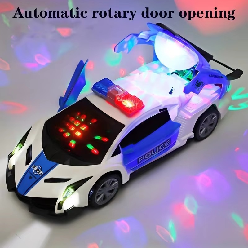 360° Rotating Police Car Toy w - Home Security Police recension och pris