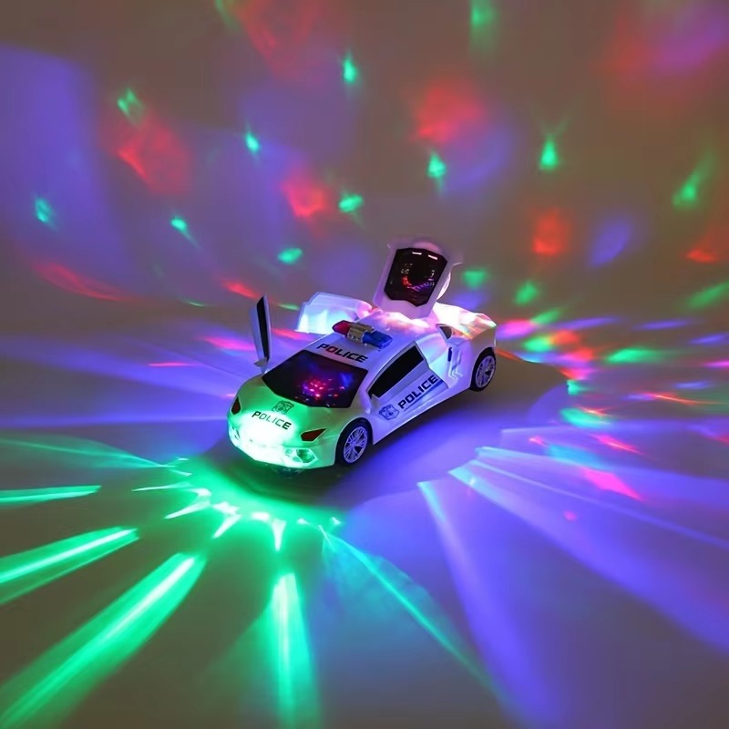 360° Rotating Police Car Toy w - Home Security Police recension och pris