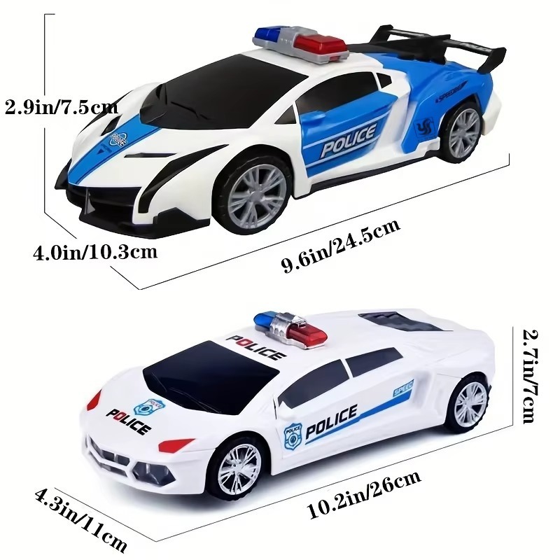 360° Rotating Police Car Toy w - Home Security Police recension och pris