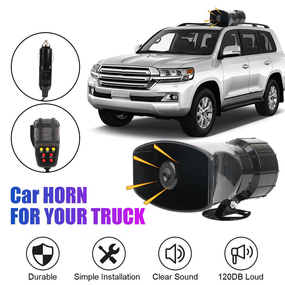Car Warning Alarm Megaphone Po - Home Security Police recension och pris