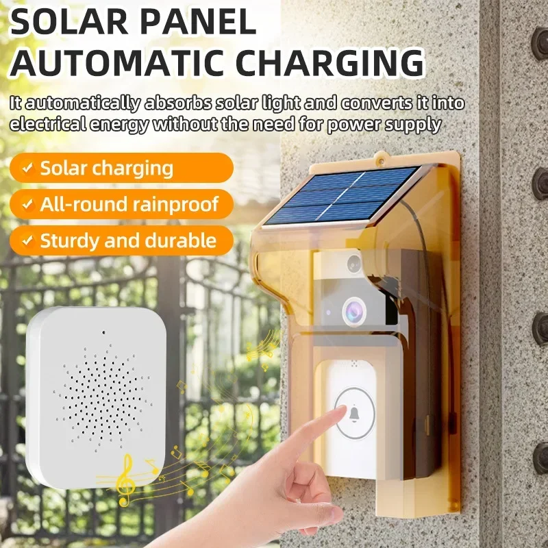 2026 Wireless Solar Smart Door - Home Security Doorbell Camera recension och pris