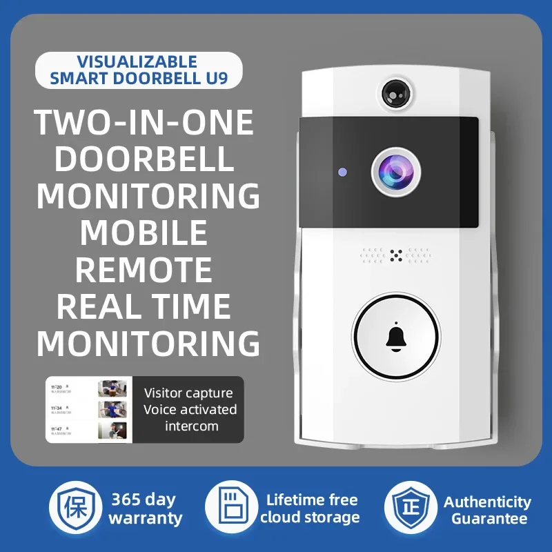 2026 Wireless Solar Smart Door - Home Security Doorbell Camera recension och pris
