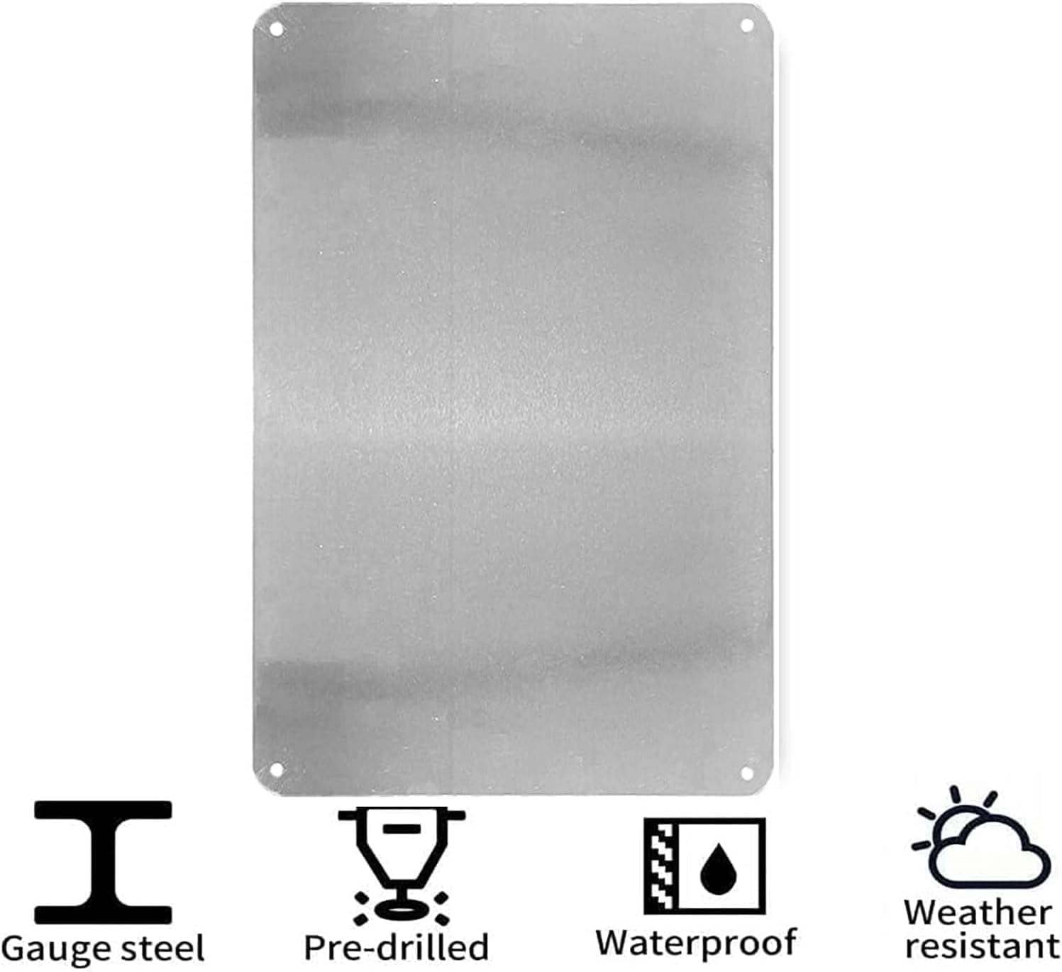 Security Camera Metal Tin Sign - Home Security Police recension och pris