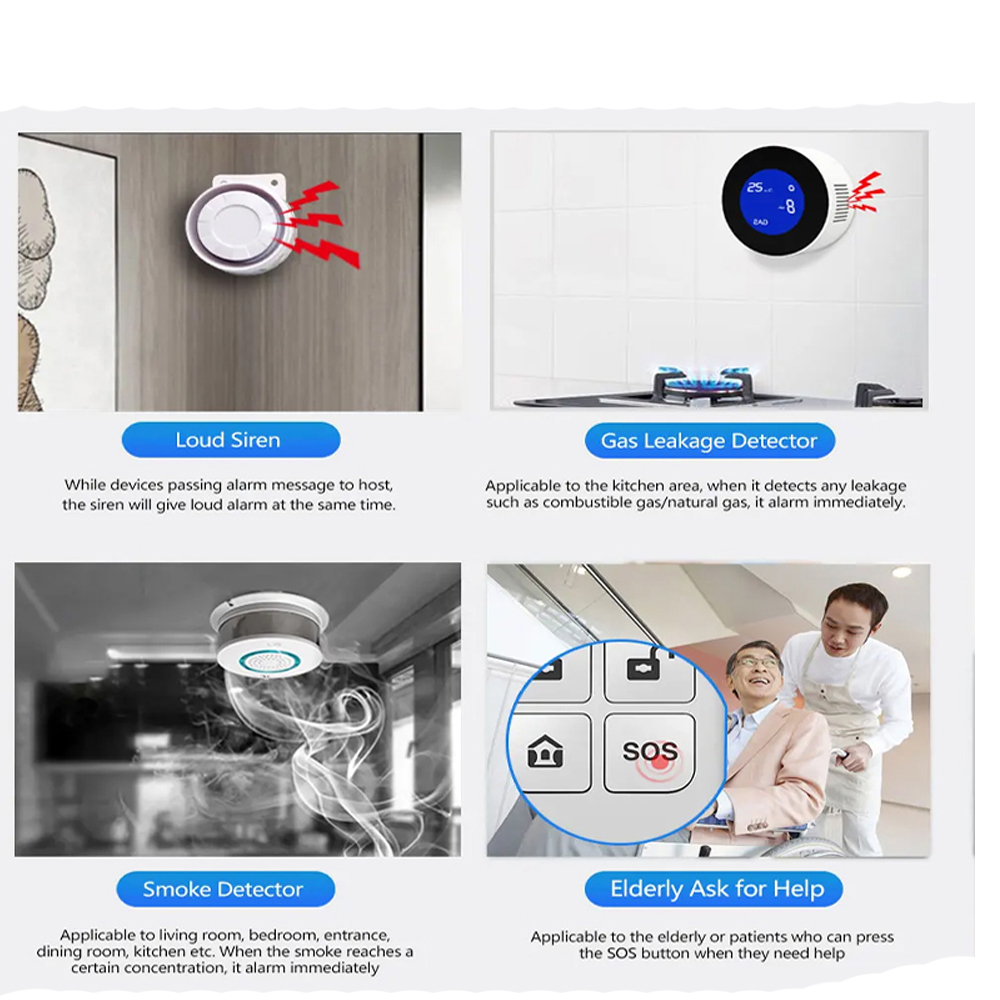 PGST 4G Tuya Smart Home Alarm  - Sim Gsm Alarm recension och pris