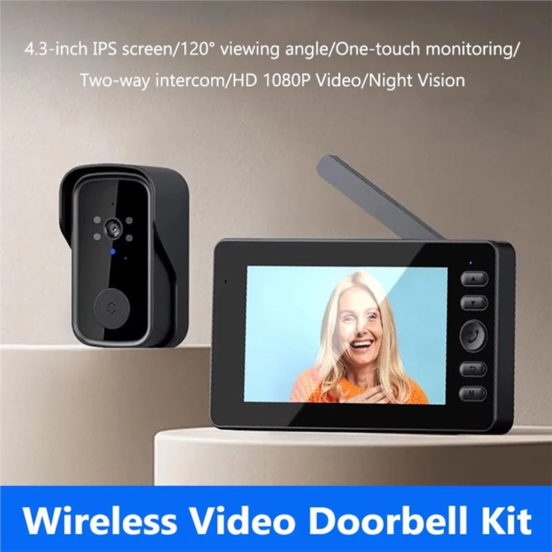 T81C! Wireless Video Doorbell  - Home Security Doorbell Camera recension och pris